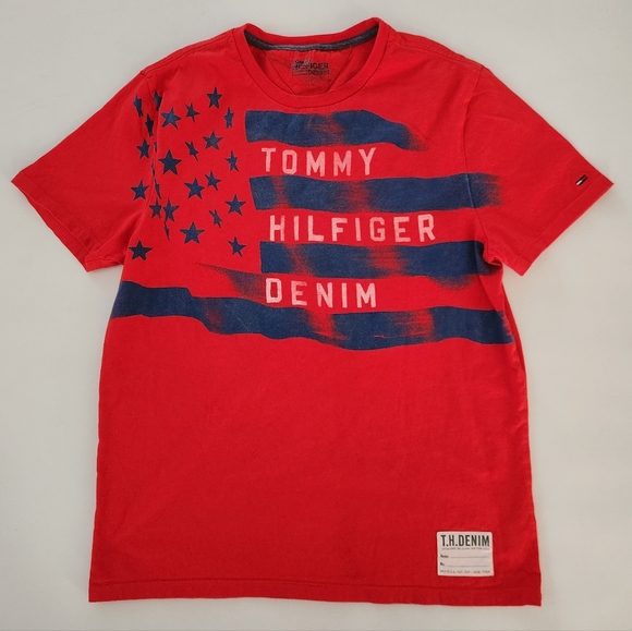 Tommy Hilfiger Shortsleeve Crewneck Graphic T-shirt - Picture 1 of 9
